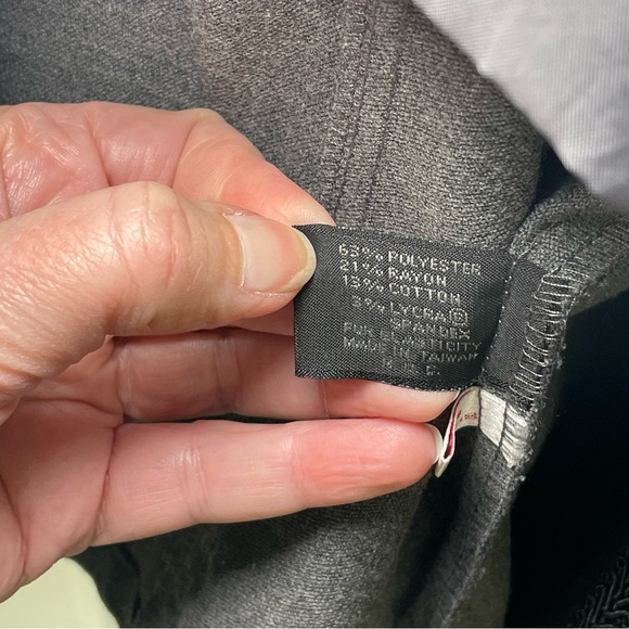 Vintage Express Classic Zip-Front Women's Jacket in Charcoal Gray Size 5/6 - Picture 6 of 8